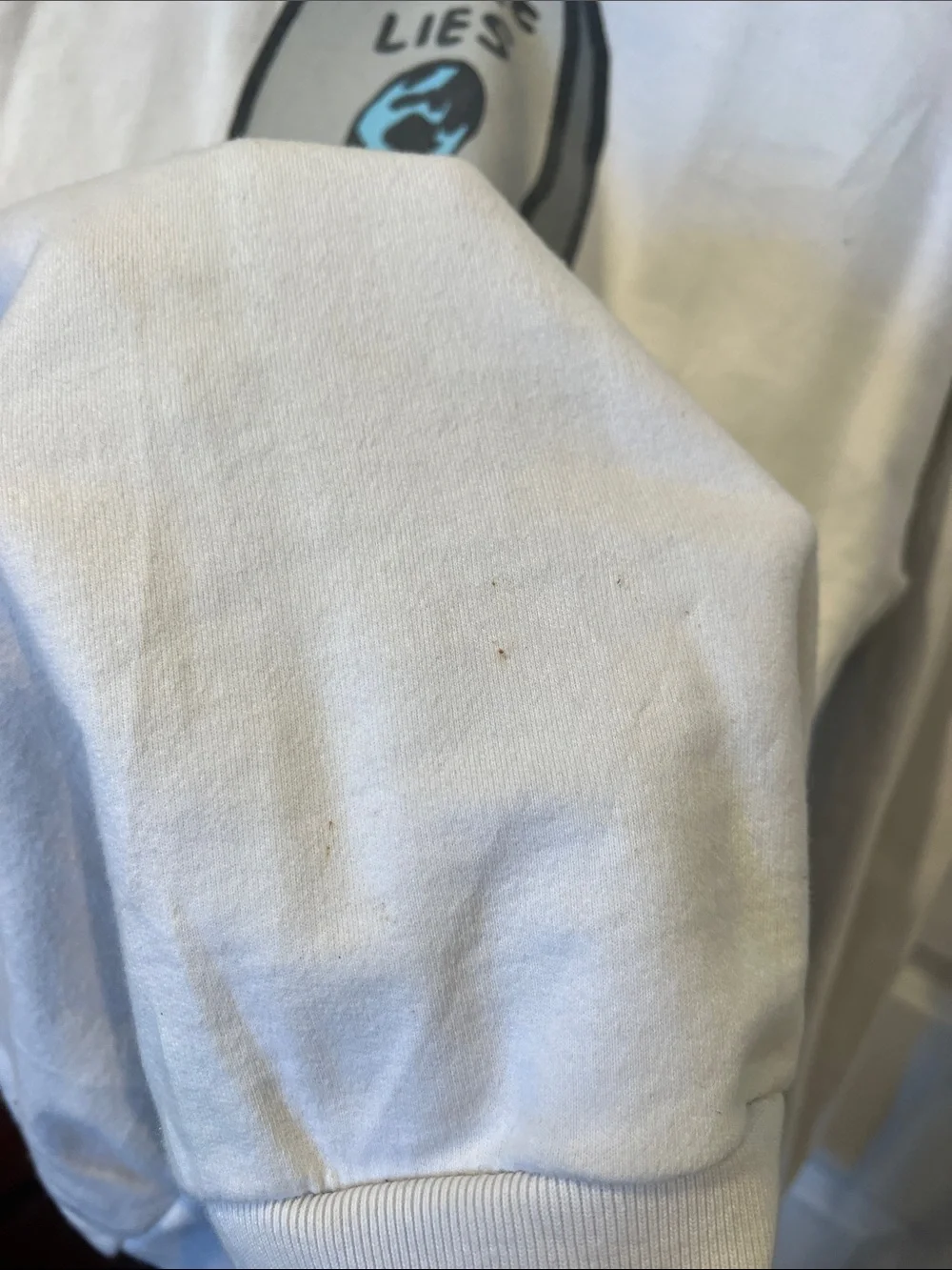 GOLF Logo White Crewneck Sweatshirt - Brown Label